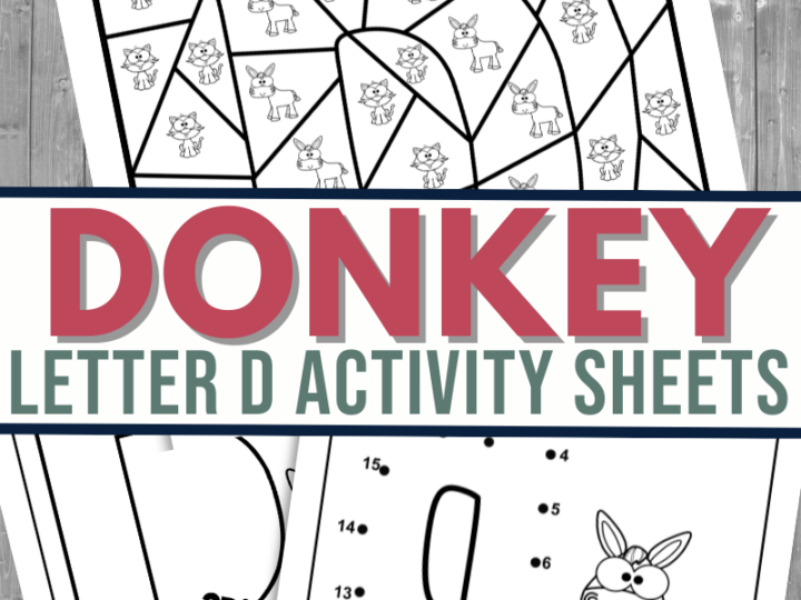 Image for D is for Donkey Activity Sheets