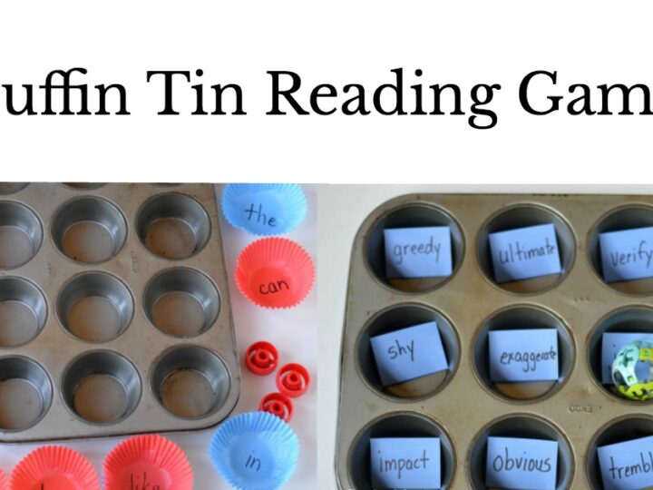 Image for 4 Super Fun & Easy Muffin Tin Reading Games