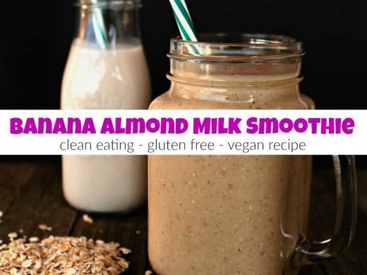 Image for Banana Almond Milk Smoothie Recipe for Breakfast or Snack