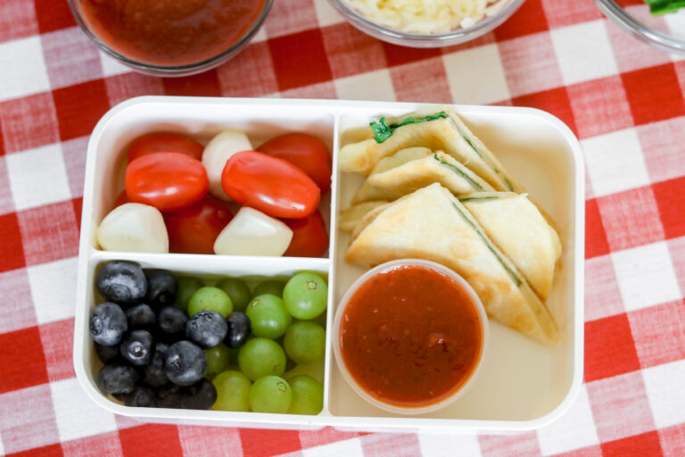 Spinach Pizzadilla Bento Box