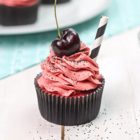 Black Cherry Soda Cupcakes Recipe