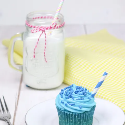 Blue Raspberry Soda Cupcake Recipe