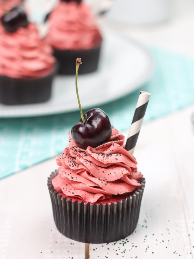 Black Cherry Soda Cupcakes Recipe