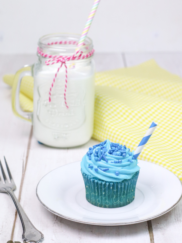 Blue Raspberry Soda Cupcake Recipe Story