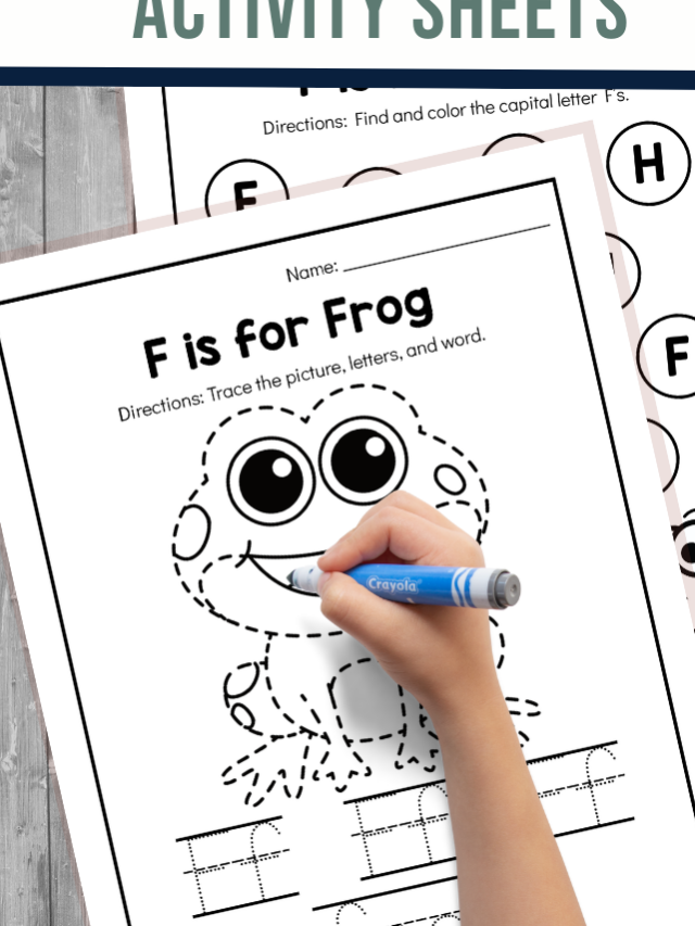 Letter F is for Frog Worksheets Story