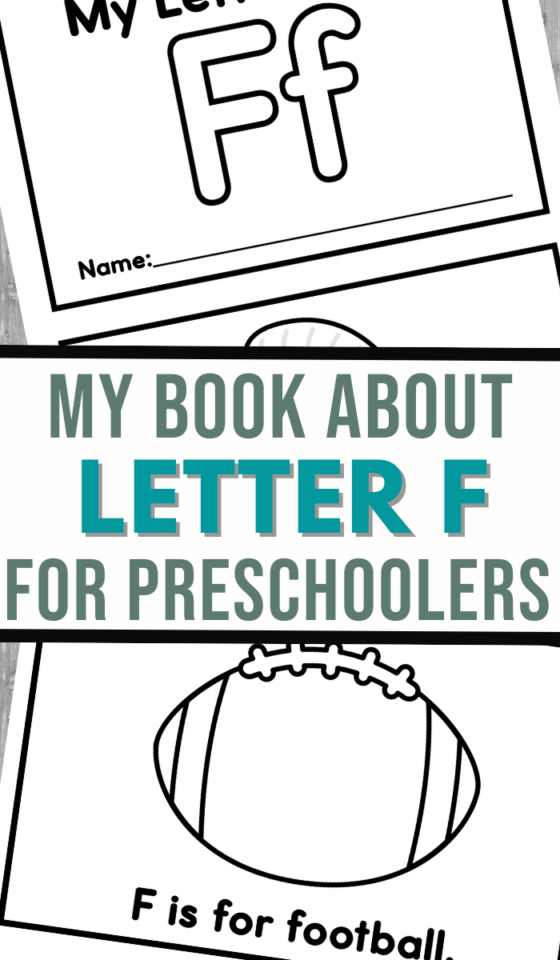 Printable Letter F Book - 3 Boys and a Dog