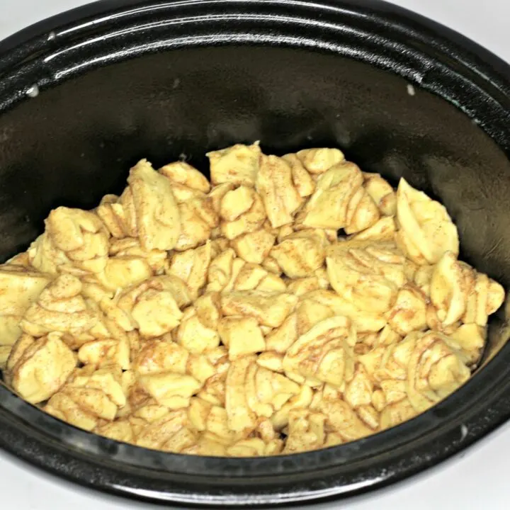 Crock Pot Cinnamon Roll Casserole