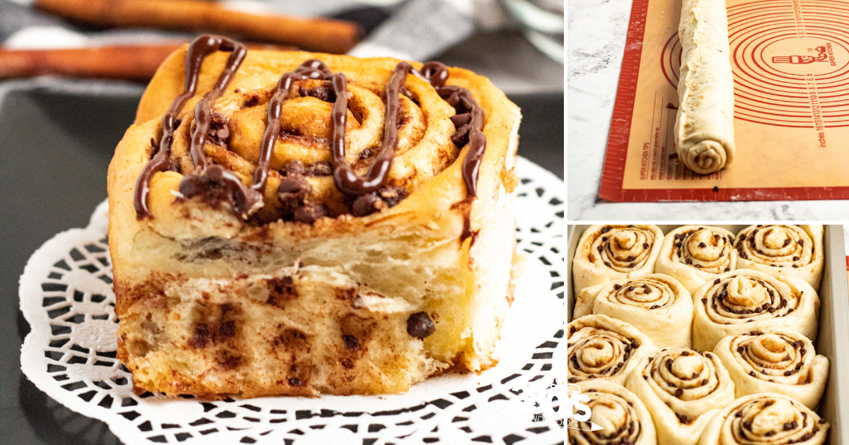 Chocolate Chip Cinnamon Rolls Recipe - 3 Boys and a Dog