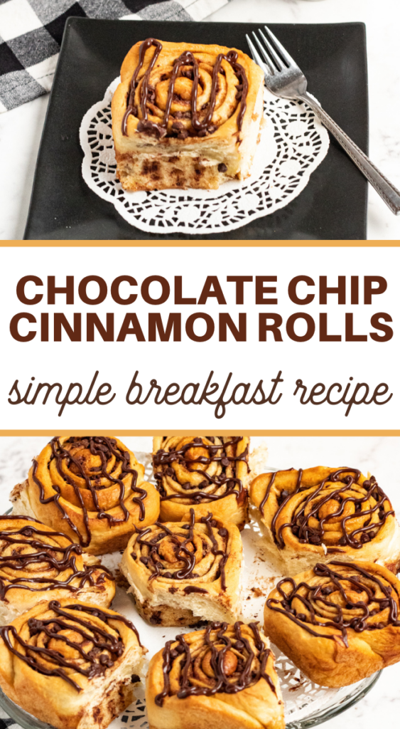 Chocolate Chip Cinnamon Rolls Recipe - 3 Boys and a Dog