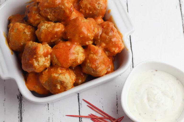 Buffalo Chicken Meatballs
