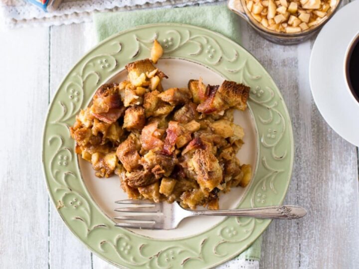 Image for Apple Cinnamon Bacon Breakfast Casserole