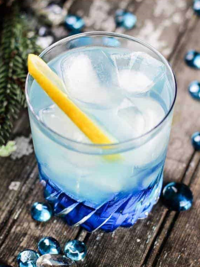 Blue Christmas Mocktail Recipe