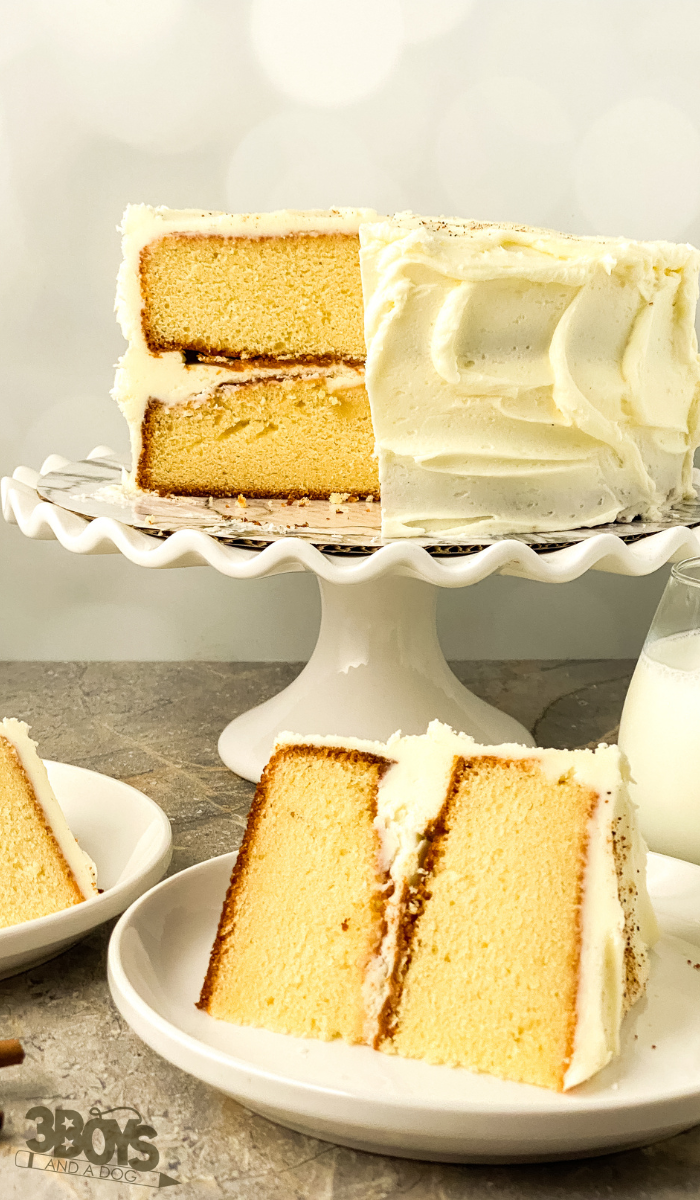 Egg Nog Cake Recipe