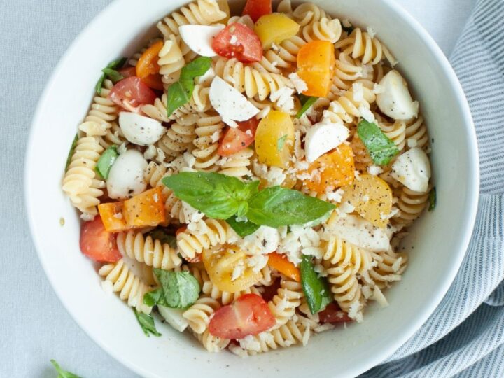 Image for Fresh Tomatoes and Pasta Recipe