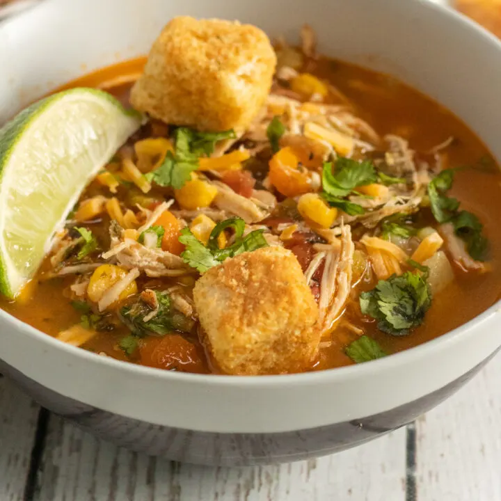 Instant Pot Chili Lime Chicken Soup