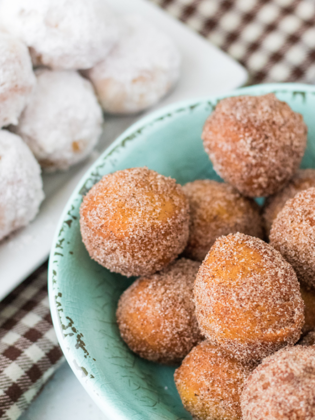 Cinnamon Sugared Donut Holes Recipe
