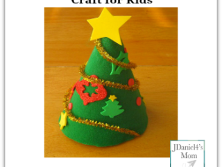 Image for Birthday Hat Christmas Tree Craft for Kids