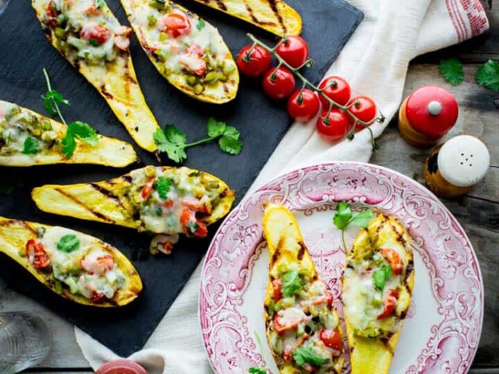 Image for Low Carb Grilled Stuffed Summer Squash