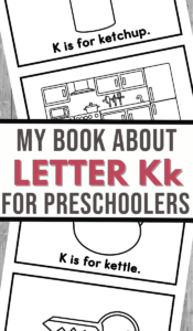 Printable Letter K Book - 3 Boys and a Dog