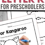 printable letter k worksheets for preschoolers