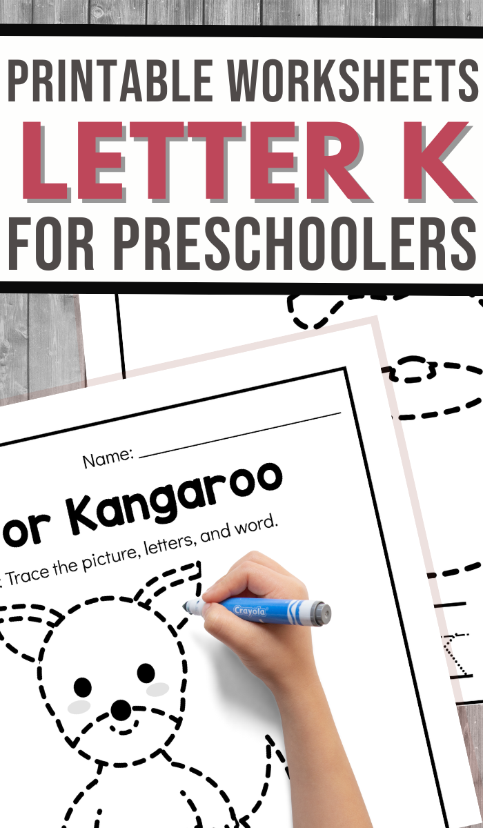 printable letter k worksheets for preschoolers