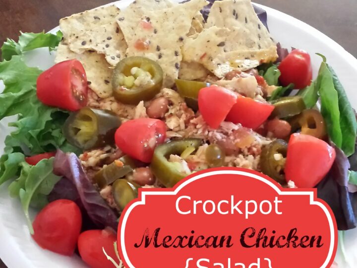Image for Crockpot Mexican Chicken {Salad}