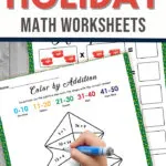 grades 3 and 4 holiday math worksheets