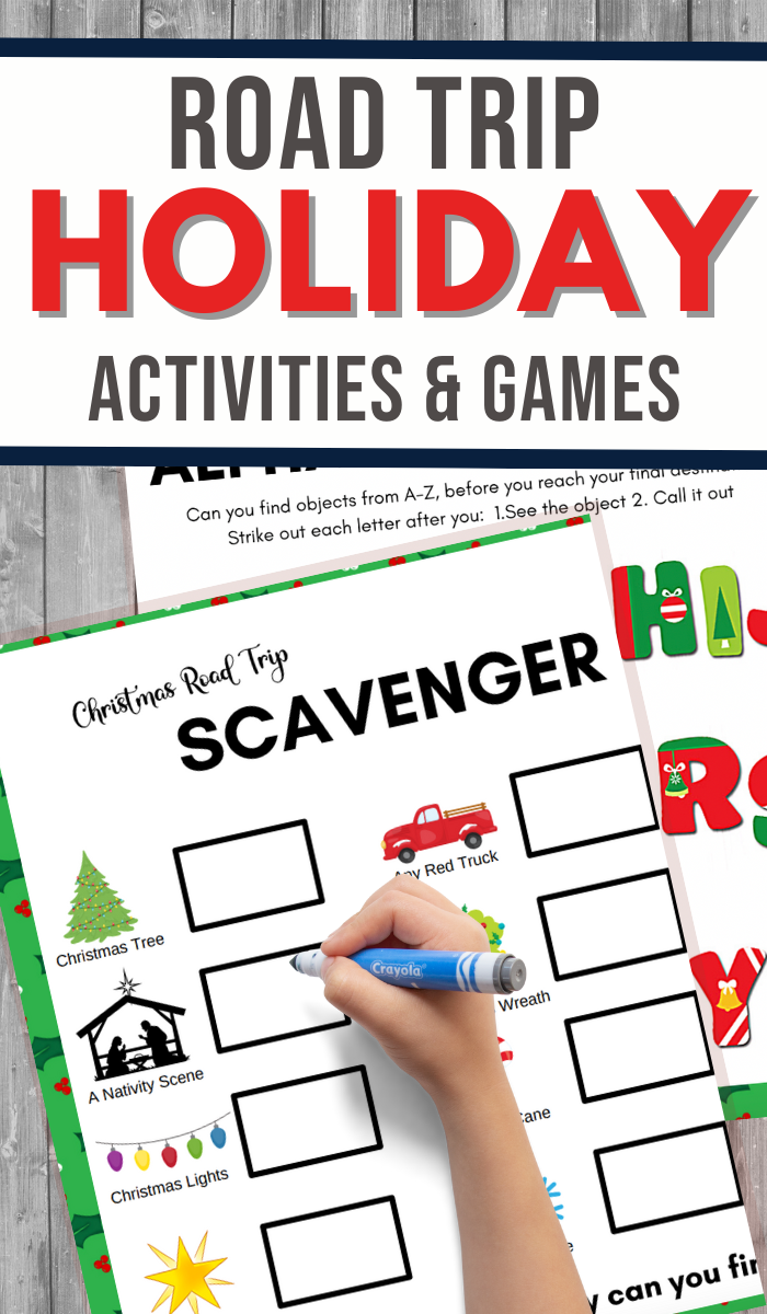 road trip holiday activities and games 