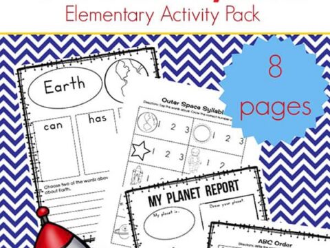 Image for Free Solar System Printables Packet for Elementary Students