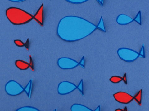 Image for One Fish Two Fish Size Sorting Activity
