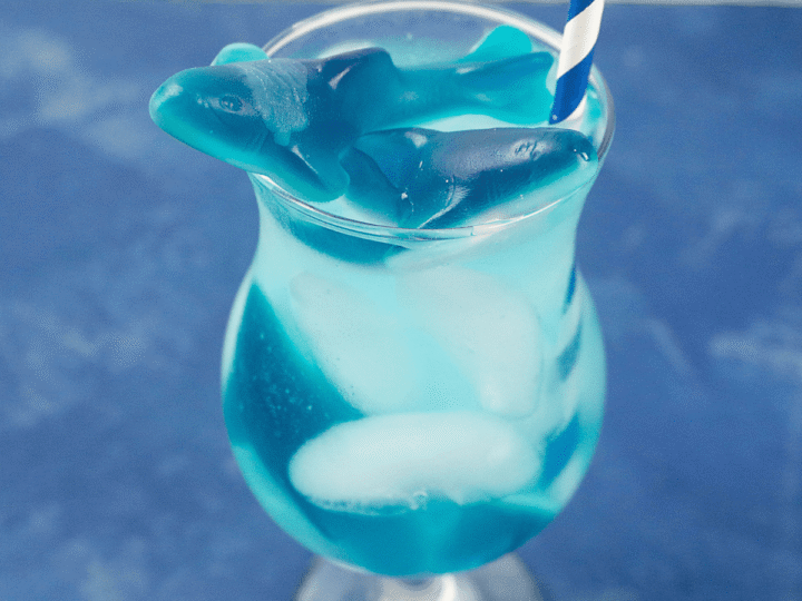 Image for Shark Bite Drink Recipe Perfect For Shark Week