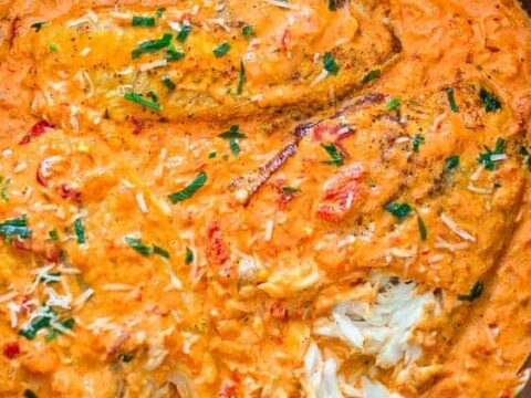 Image for Tilapia in Roasted Pepper Sauce