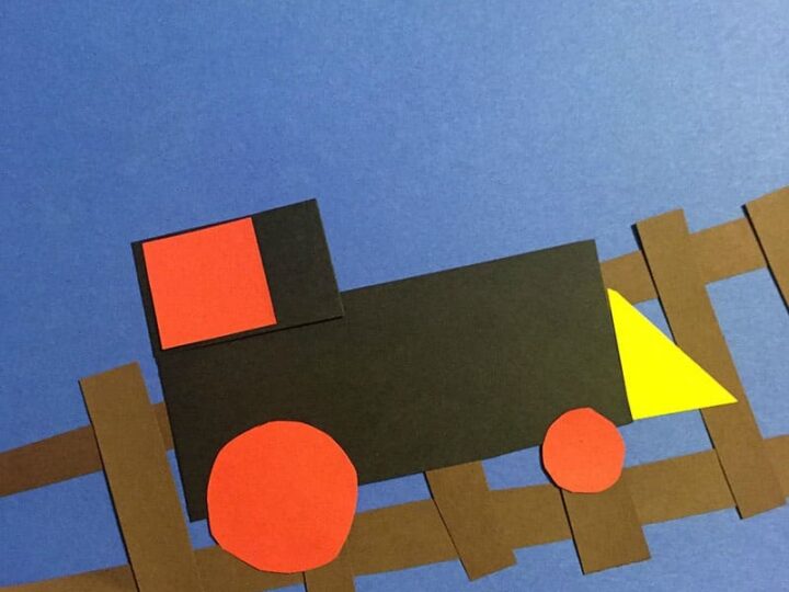 Image for Teach About Shapes with This Easy Train Craft For Preschoolers