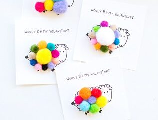 Image for WOOLY BE MY VALENTINE FREE PRINTABLE CARD
