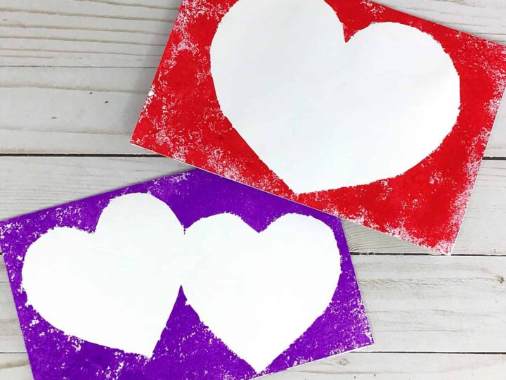 Image for Stamped Heart Valentine’s Day Card Craft