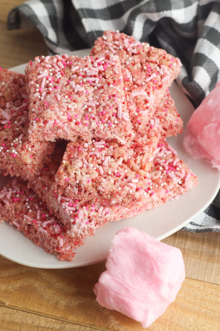 Cotton Candy Rice Krispy Treats