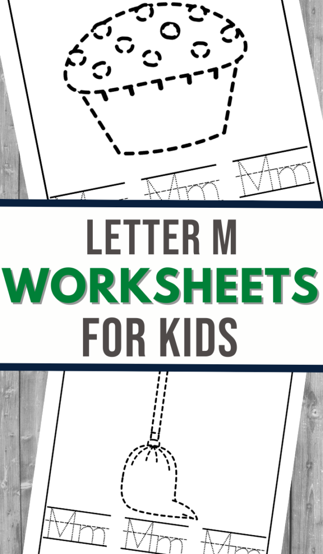 Letter M Printable Worksheets - 3 Boys and a Dog