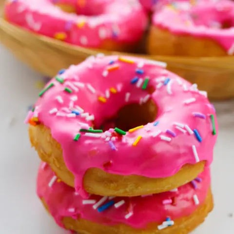 Pink Valentine Donuts Recipe
