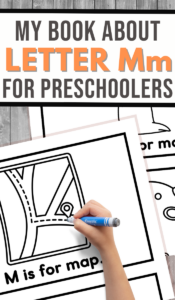 Printable Letter M Book - 3 Boys and a Dog