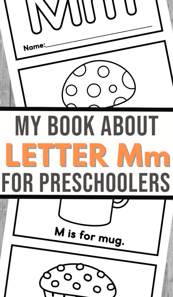 Printable Letter M Book - 3 Boys and a Dog