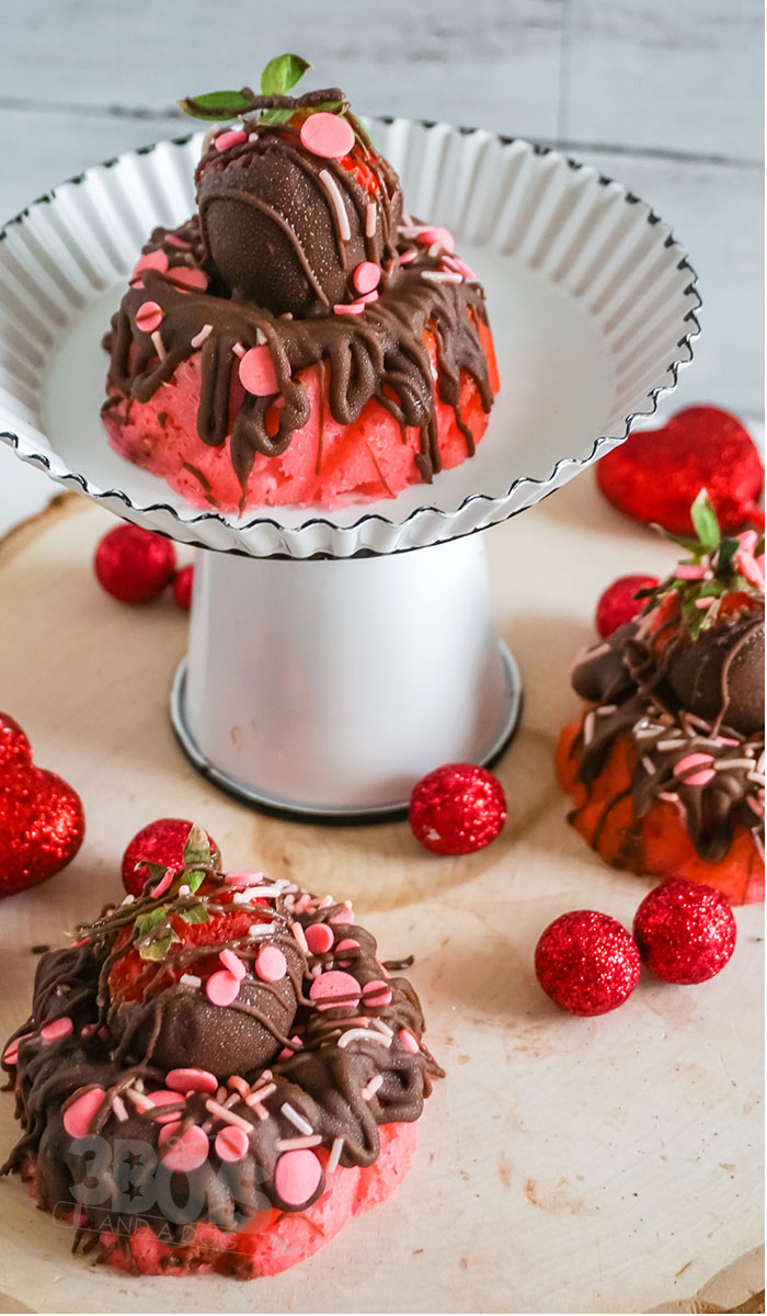 Valentines Mini Cakes Recipe