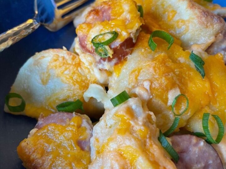Image for Crockpot Pierogi Casserole with Kielbasa 