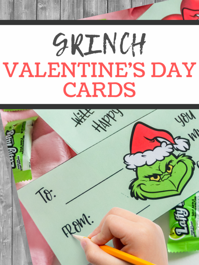 Free Printable Grinch Valentines Cards