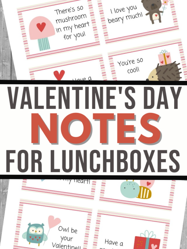 Valentine’s Day Lunchbox Notes