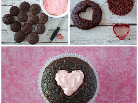 Image for Valentine Heart Cut-Out Cupcakes