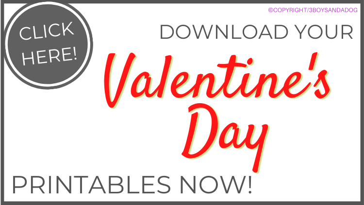 download valentine's day printable button
