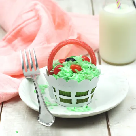Easter Basket Cupcakes Recipe