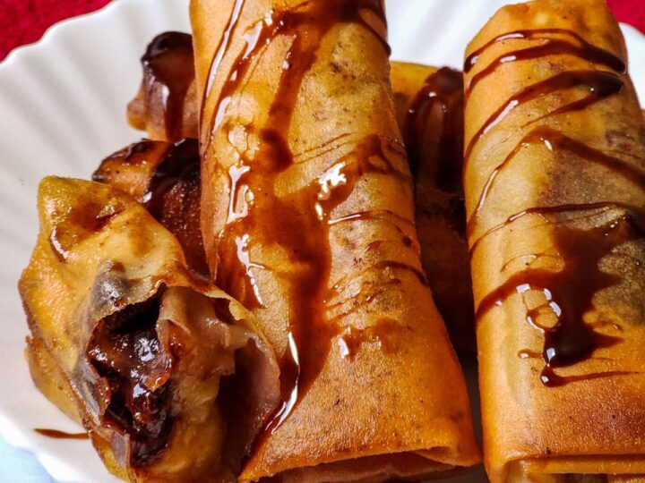Image for Chocolate Banana Spring rolls