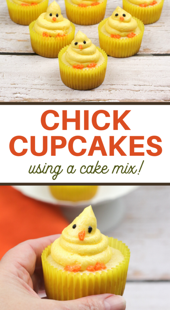 Easter Chick Cupcakes Recipe - 3 Boys and a Dog