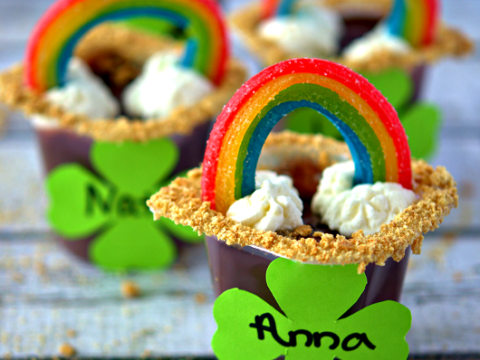Image for Rainbow Pudding Cups for a Kids Treat